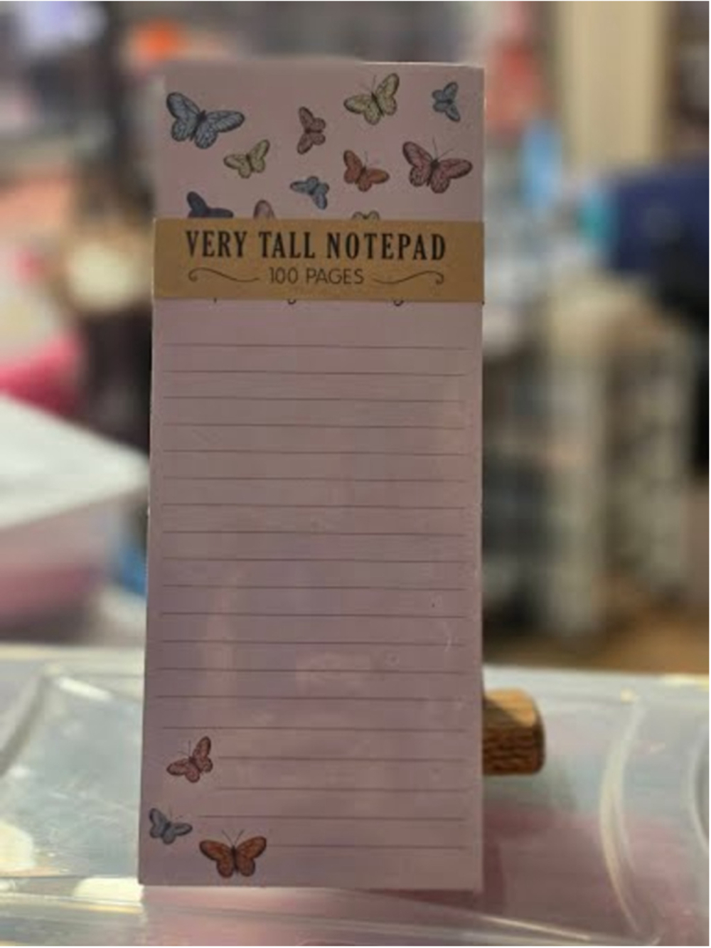 #STA-2270 - 100 Sheet Butterfly Notepad, Magnetic